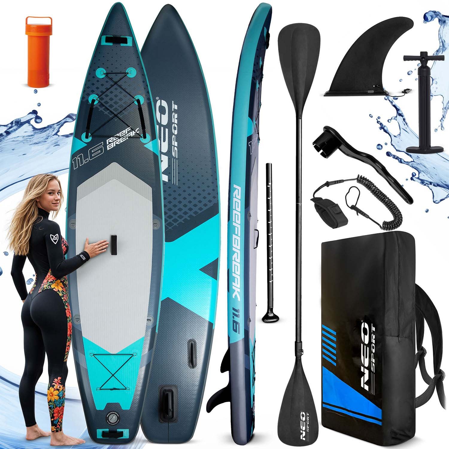 Neo-Sport Deska SUP Reefbreak 350 x 81 x 15 cm 170107