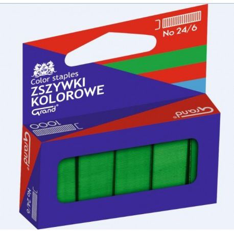 Grand Zszywki kolorowe 24/6 (188529)