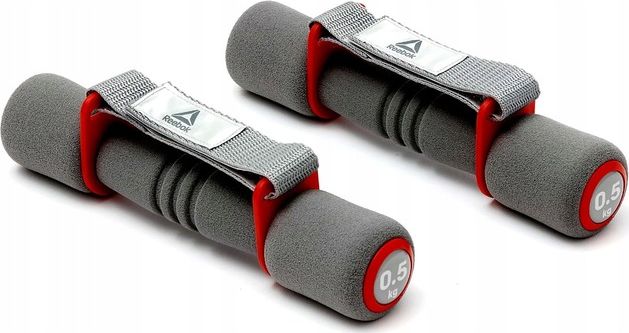 Reebok ‎‎Hantle RAWT-11060RD piankowe 2 x 0.5 kg