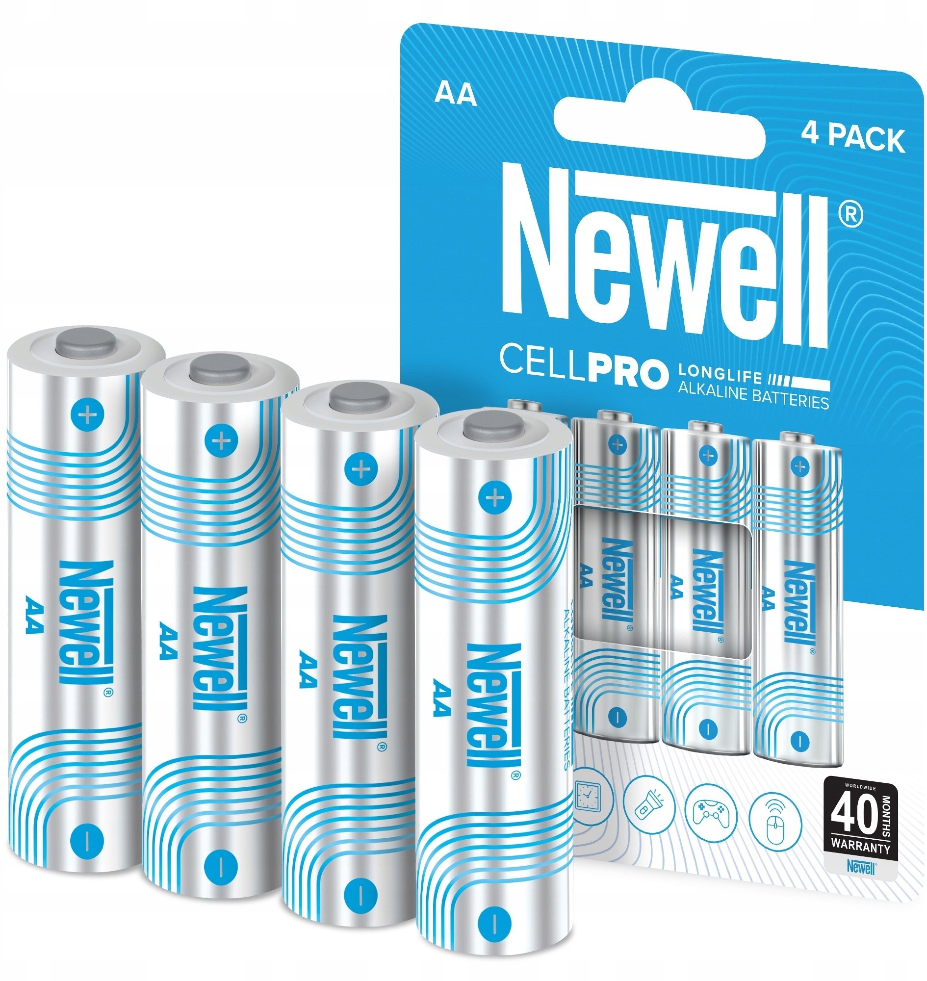 Bateria alkaliczna Newell CellPro AA 4 szt. blister