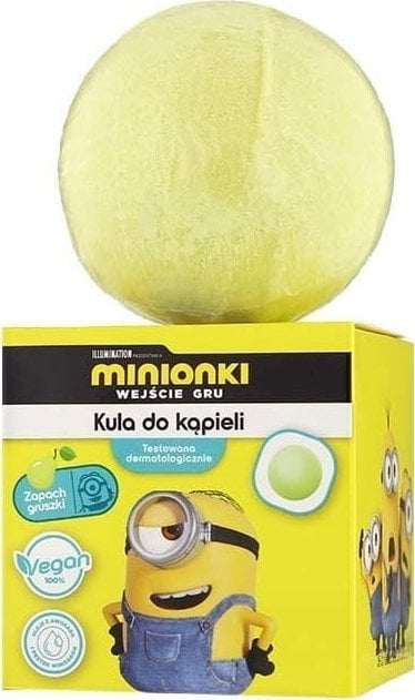 MINIONKI_Musująca kula do kąpieli Gruszka 165g