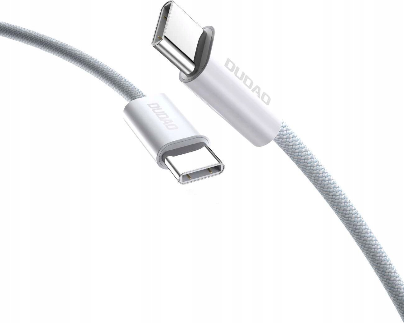 Kabel USB Dudao USB-C - USB-C 1 m Biały (DDA319)