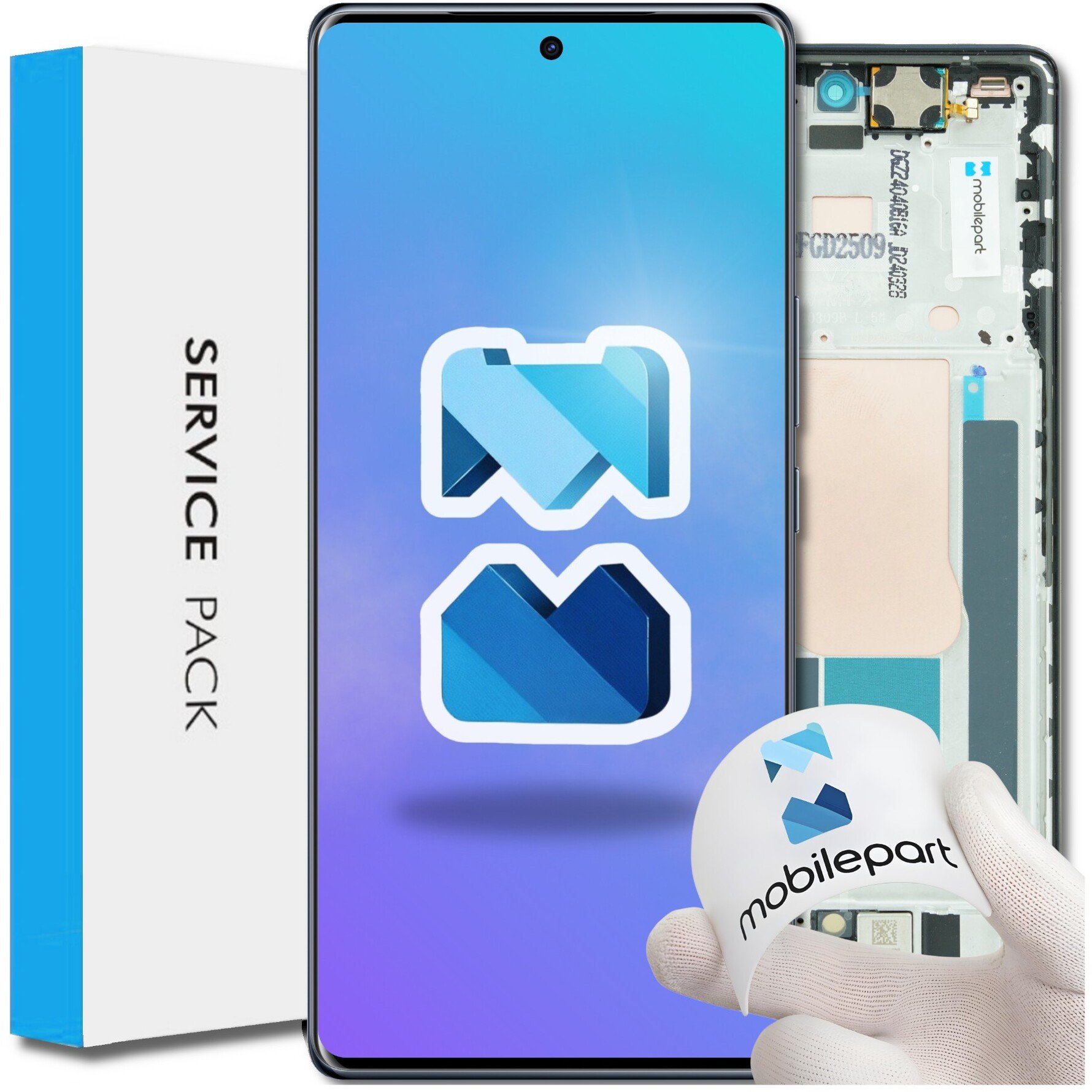 Wyświetlacz do Infinix Note 40 Pro 4G / 5G Ramka Oryginał Mobilepart X6850