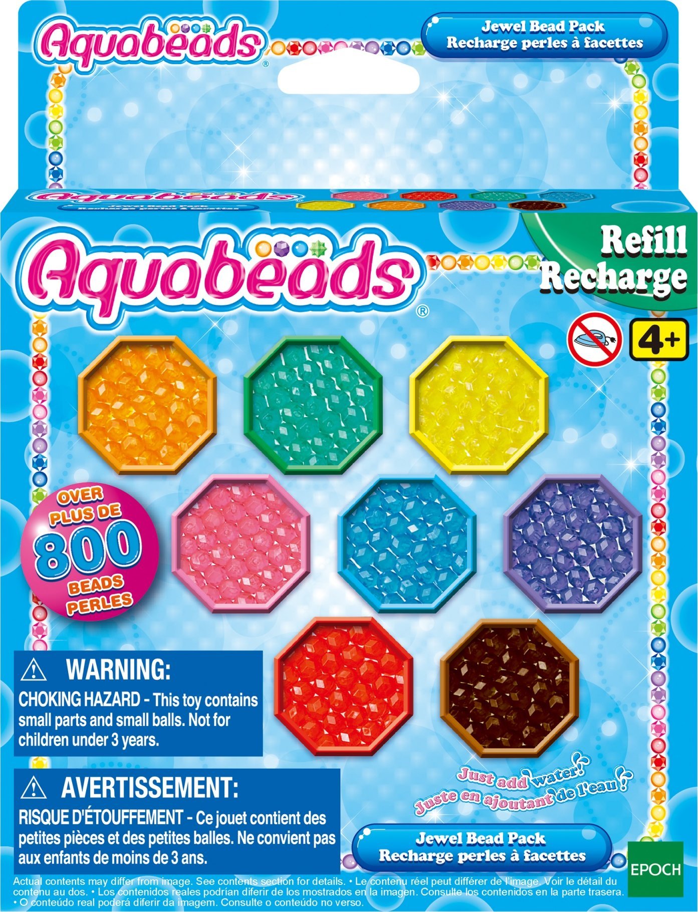Aquabeads AQUABEADS Koraliki klejnociki zestaw uzupełniajacy 31520