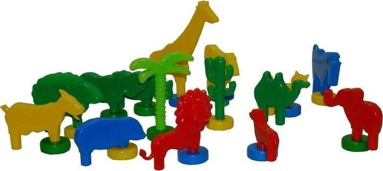 Macyszyn Klocki konstrukcyjne Kolorowe zoo