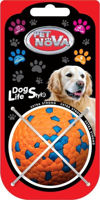 PET-NOVA Pet Nova POLYBALL-STRONG-7CM, piłka o wysokiej odporności na ugryzienia
