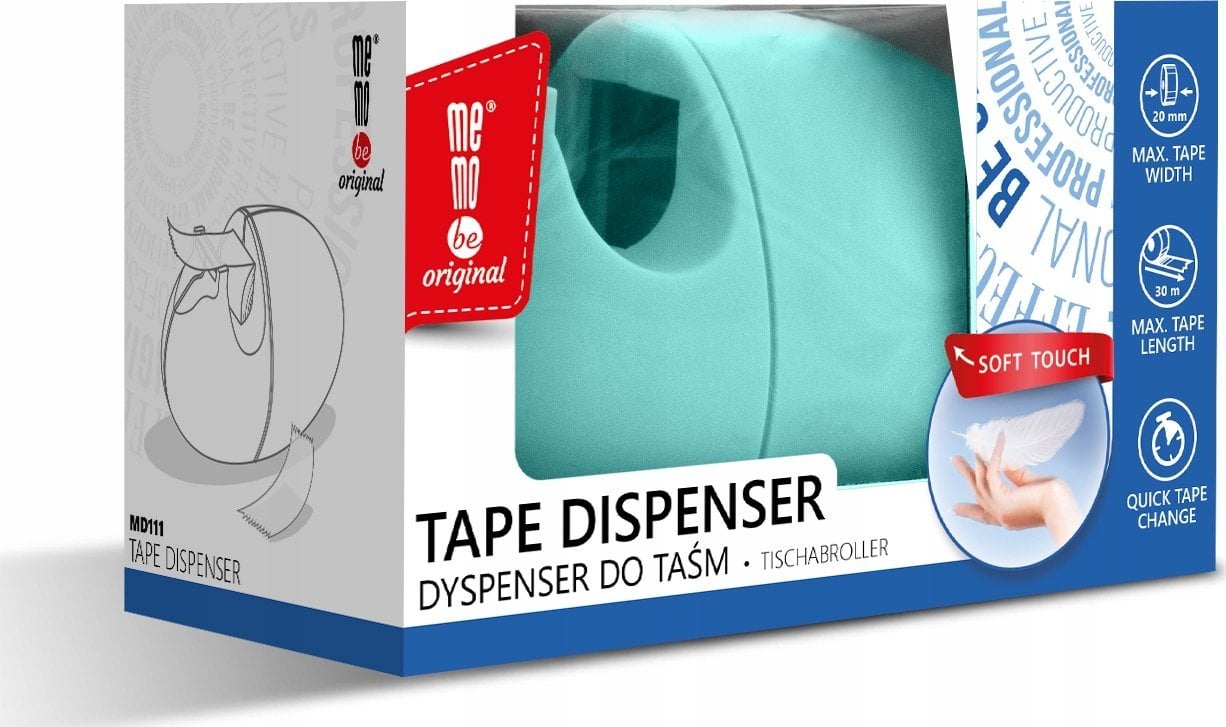 Teka Dyspenser do ta¶m soft-touch miętowy MemoBe