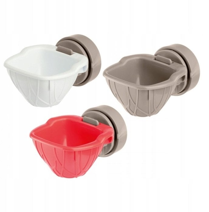 iMac Podajnik dla ptaków, karmidło do klatki, dla ptaków, mix kolorów, 5,5x5,5x3,5 cm, LUZ