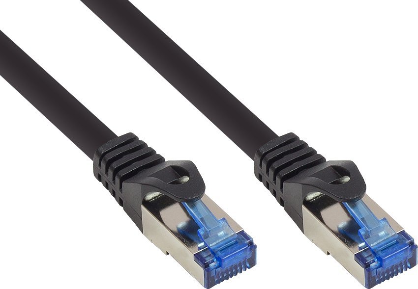 Good Connections RNS® Patch cable Smart FLEX, Cat.6A, S / FTP, PiMF, halogen free, 500MHz, black, 2m, Good Connections® (8060-SF020S)