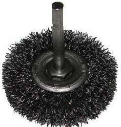 Szczotka tarczowa 100mm kwasoodporna trzpień 6