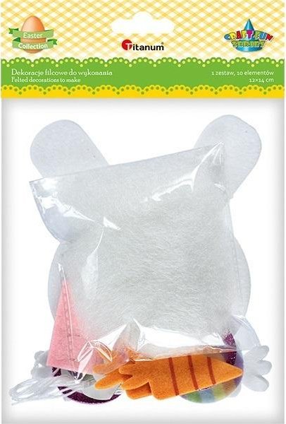 Titanum Zestaw głowa zająca do złożenia 123x142mm 1szt