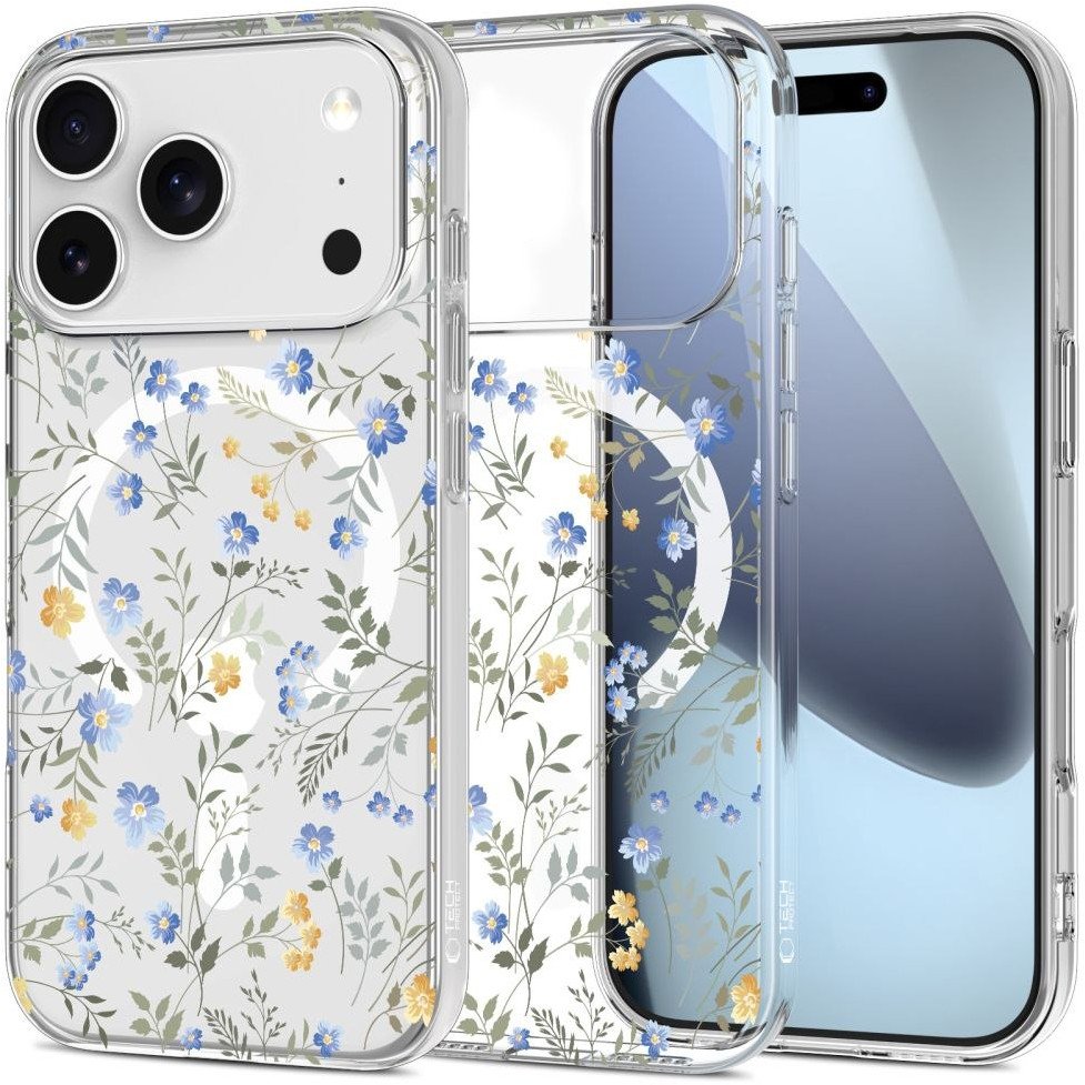 Etui Tech-Protect FlexAir MagSafe do Apple iPhone 17 Pro Spring Flowers