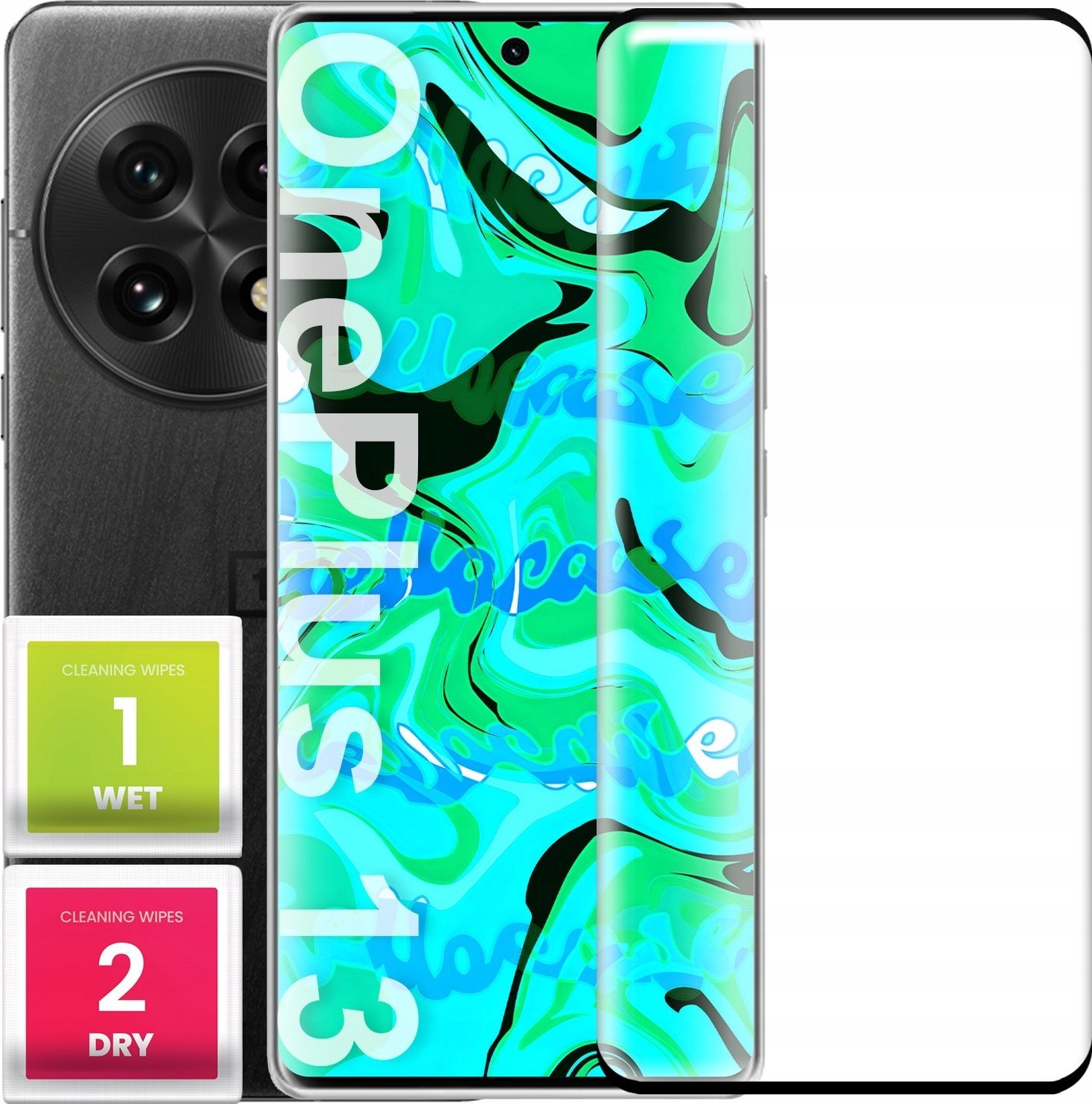 Szkło Hartowane PREMIUM Do OnePlus 13 (Curved, Pełne 5D, 9H, Ochronne)