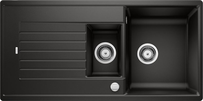 Zlewozmywak Blanco Zia 6 S Silgranit czarny z korkiem automatycznym (526020)