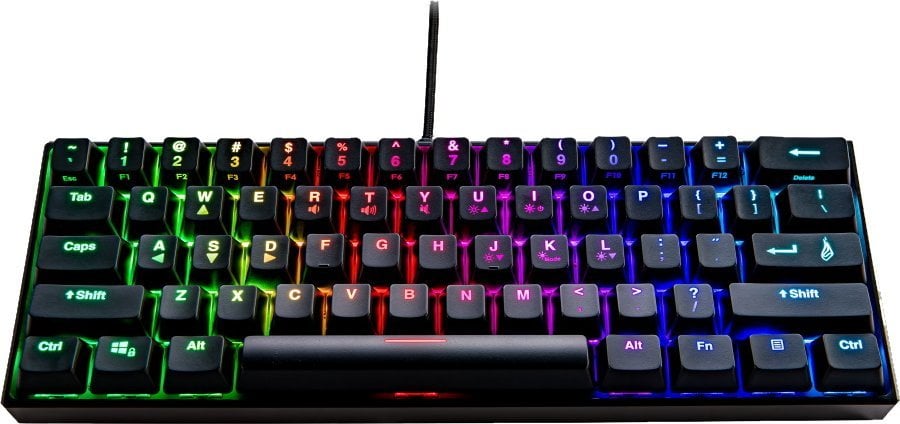 Klawiatura Surefire Klawiatura przewodowa SureFire KingPin M1 gamingowa 60% RGB QWERTY English
