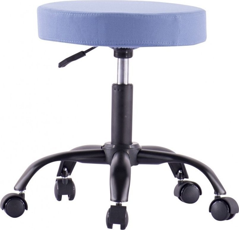 Techly Techly Obrotowy Stołek Taboret Biurowy na Kółkach Regulowany