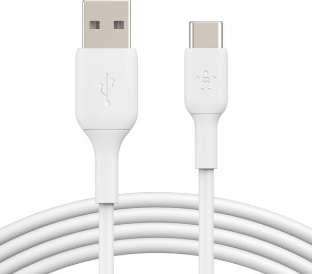 Kabel USB Belkin USB-A - USB-C 1 m Biały (CAB001BT1MWH2PK)