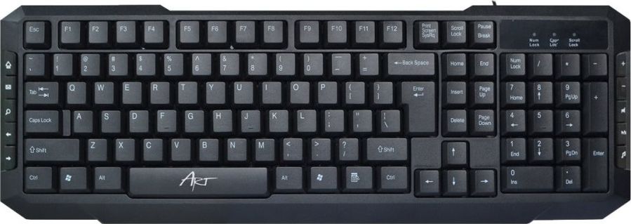 Klawiatura Art AK-47U Przewodowa Czarna US (AK-47U)