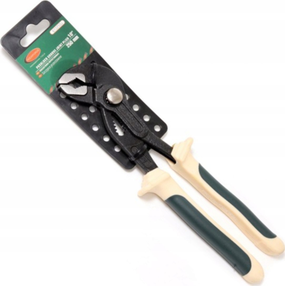 Rockforce Szczypce przestawne hydrauliczne z drobnym suwiem i przyciskiem stabilizującym CR-V 8"-200mm