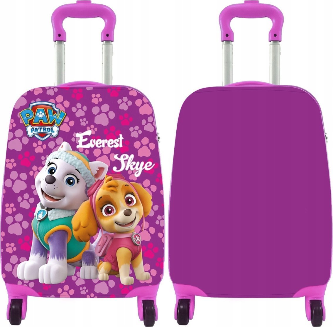 Nickelodeon Walizka podróżna na kółkach Psi Patrol - różowa duża