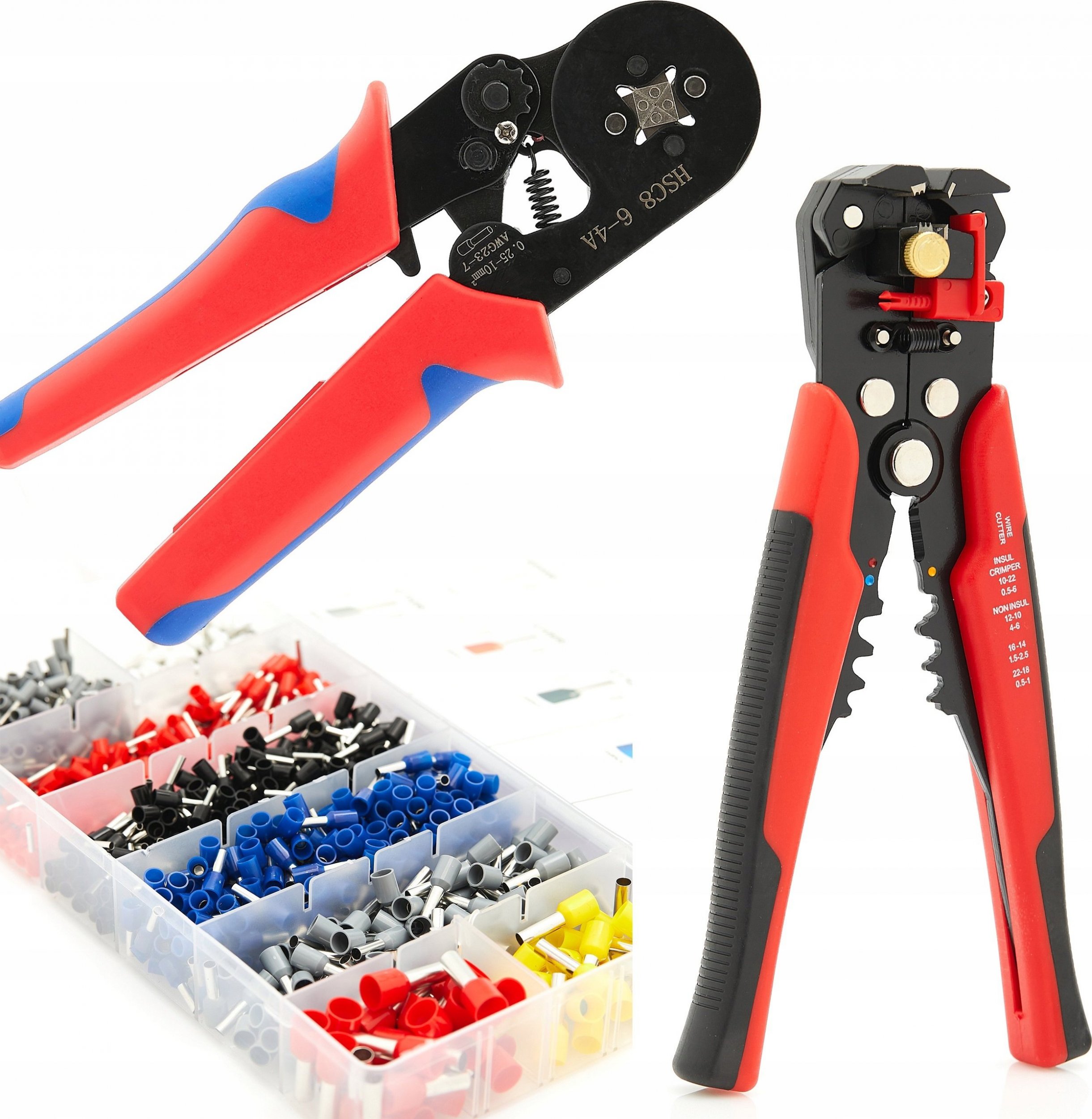 Techrebal ZESTAW ZACISKARKA DO TULEJEK + ŚCIĄGACZ IZOLACJI