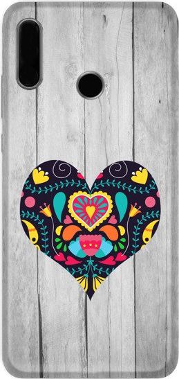 CaseGadget ETUI NADRUK CZARNE SERCE LENOVO MOTO P40 PLAY standard