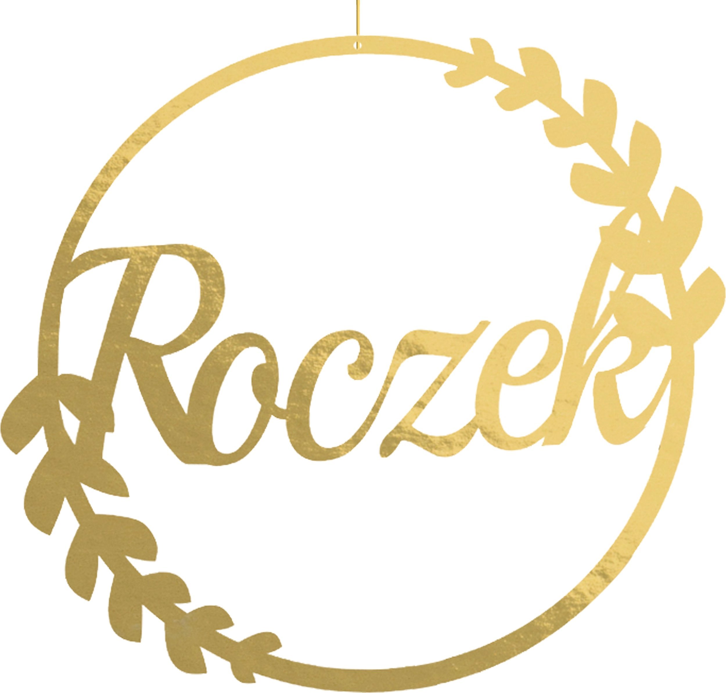 Łapacz na ROCZEK dekoracja wisząca GIRLANDA baner na pierwsze URODZINY koło