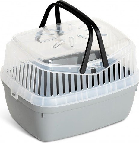 Panama Pet Transporter dla gryzoni i królików, szary, 30x23x21cm
