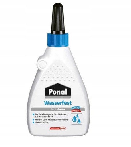 Ponal Holzleim Wasserfest, Flasche mit 225g, 9H PN18S