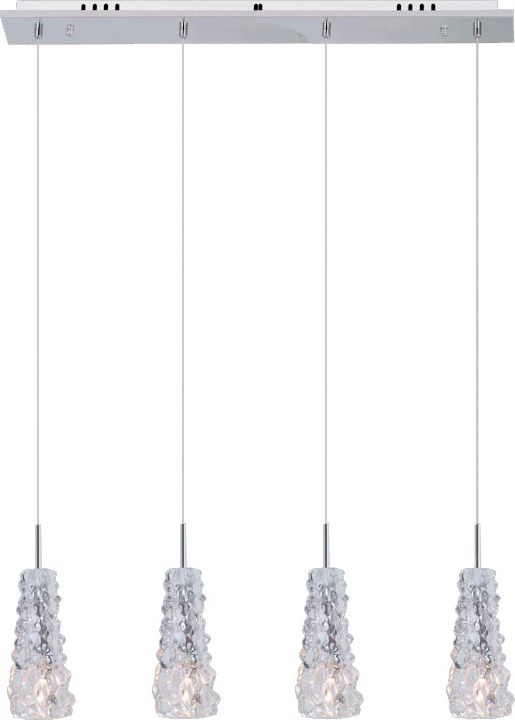 Lampa wisząca Italux Viviera nowoczesna chrom (MDM1603/4)