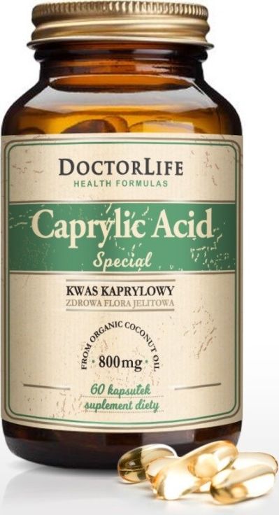 Doctor Life DOCTOR LIFE_Caprylic Acid Special kwas kaprylowy 800mg suplement diety 60 kapsułek