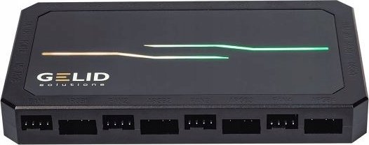Gelid Gelid Solutions Amber 8 Pro Lüfter und ARGB Steuerung - 8x PWM & 10x ARGB Anschlüsse