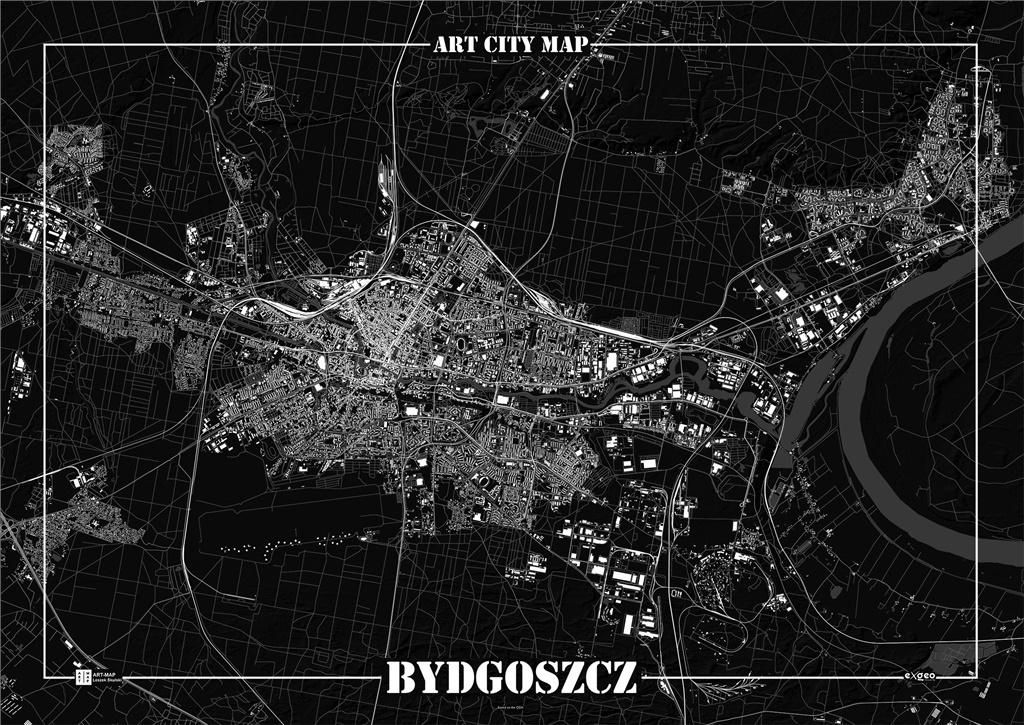 Art-Map Plakat dekoracyjny - Bydgoszcz
