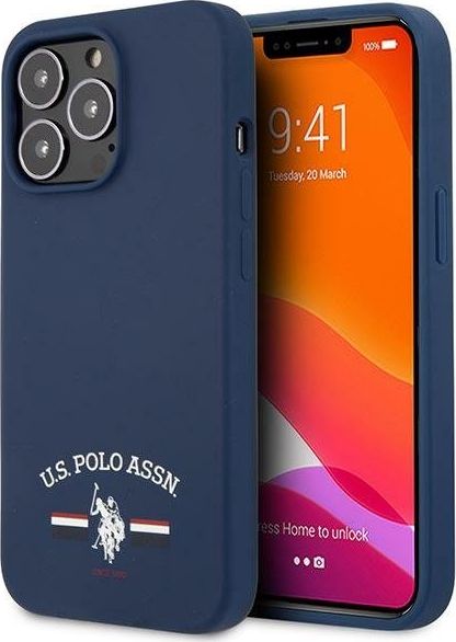 U.S. Polo Assn US Polo USHCP13XSFGV iPhone 13 Pro Max 6,7" granatowy/navy Silicone Collection