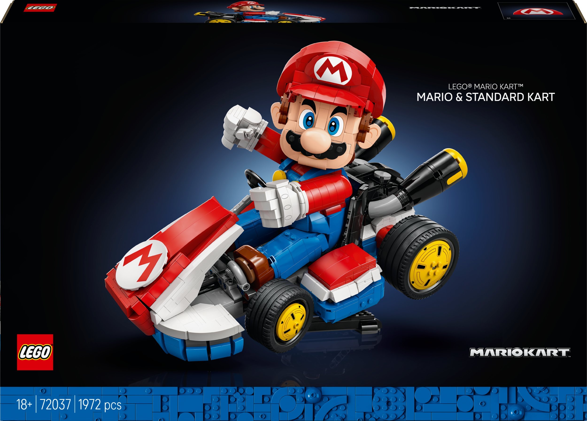 LEGO Super Mario Mario Kart™ – Mario i Standard Kart (72037)