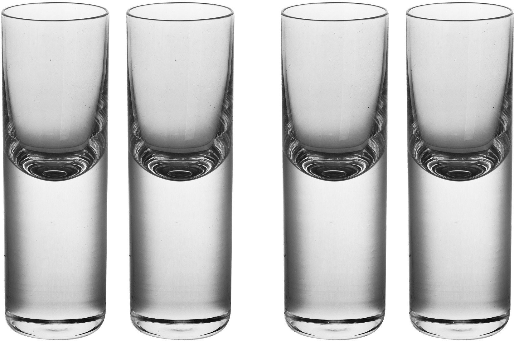 Komplet 4 kieliszków do wódki 30 ml Gothic