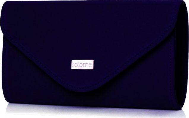 Solome GRANATOWA KOPERTÓWKA TOREBKA DAMSKA SOLOME L5 ZAMSZ