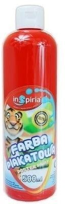 Farba plakatowa czerwona 500ml