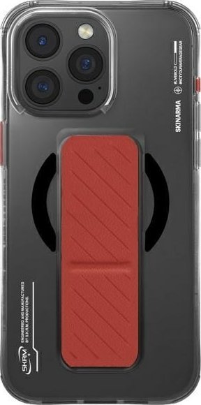 Skinarma etui Axon iPhone 16 Pro Max 6.9" Magnetic Charging + Grip Stand czarny/black