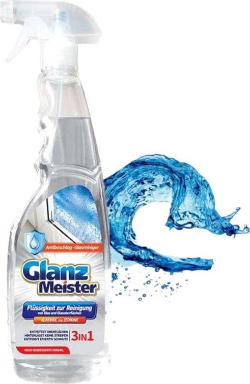 GlanzMeister Glanz Meister płyn do szyb z Systemem Antypary 1 L
