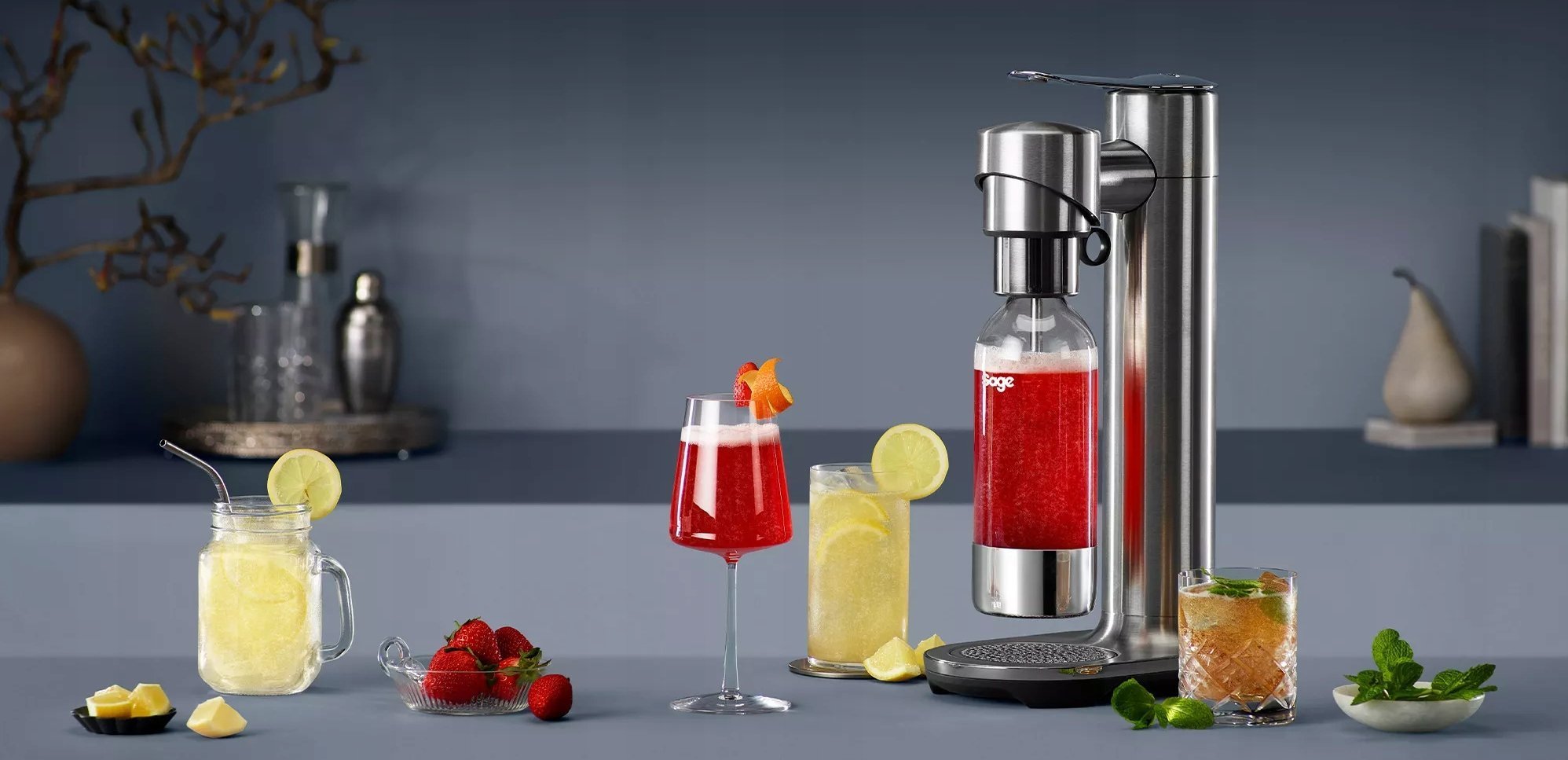 Sage Butelki do saturatora SCA001BSS 1l 2 sztuki