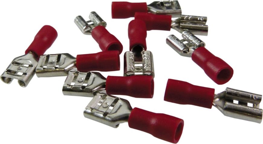 XBS Końcówka konektorowa żeńska 10szt. AS3 czerw. 0,15-1,5mm2 XBS