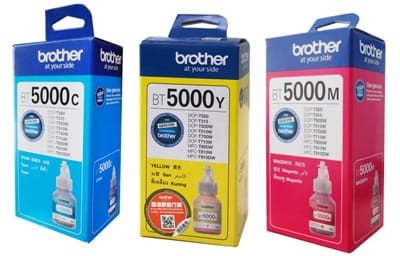 Tusz Brother BT-5000 3 x 48,8ml CMY Oryginał komplet