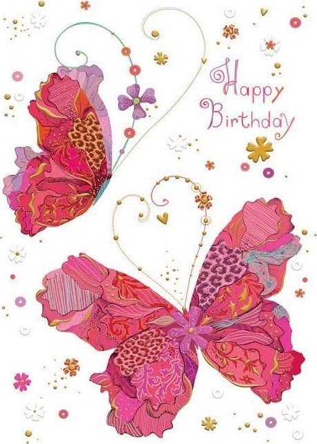 Turnowsky Karnet B6 + koperta MO6256X1 Czerwone motyle