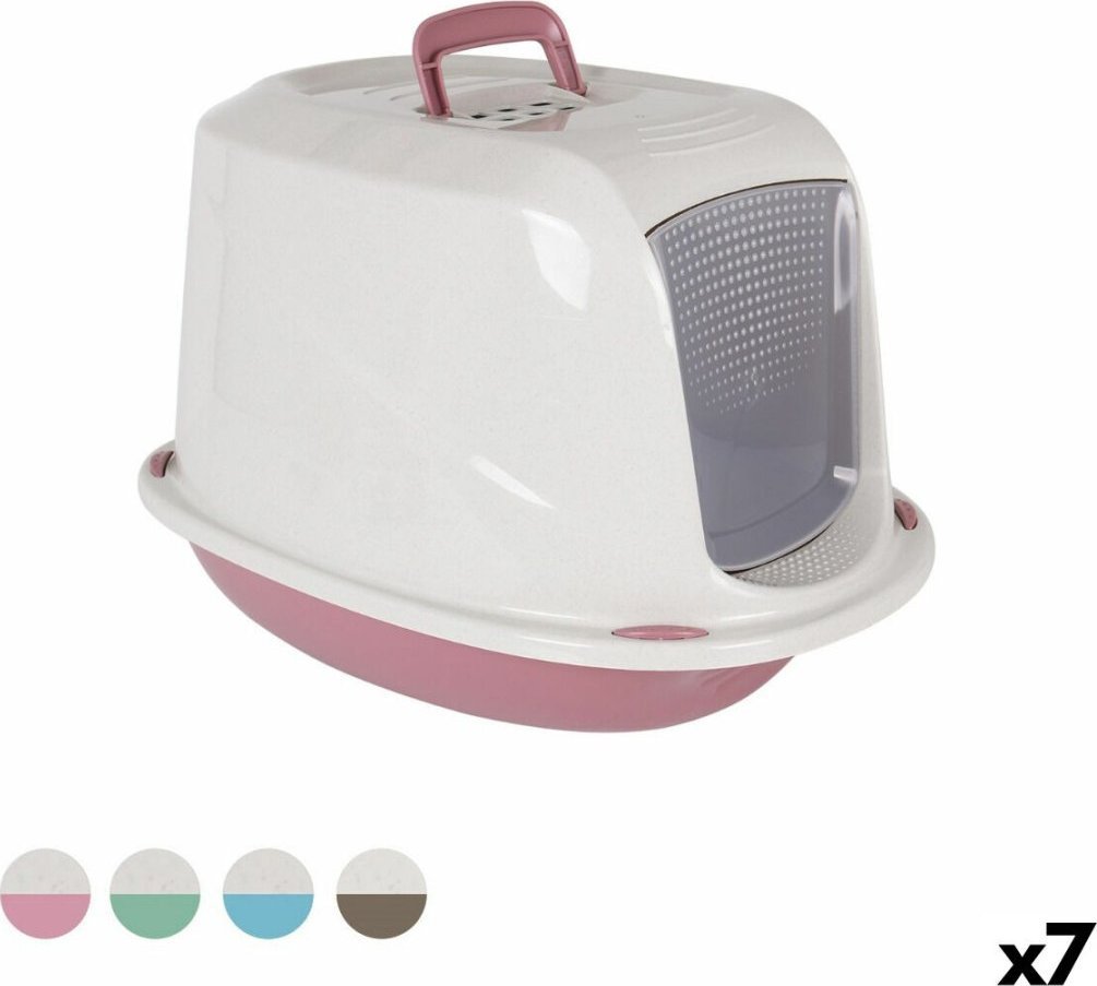 GEORPLAST Kuweta dla Kotów Georplast Plastikowy 57 x 39,5 x 38 cm (7 Sztuk)