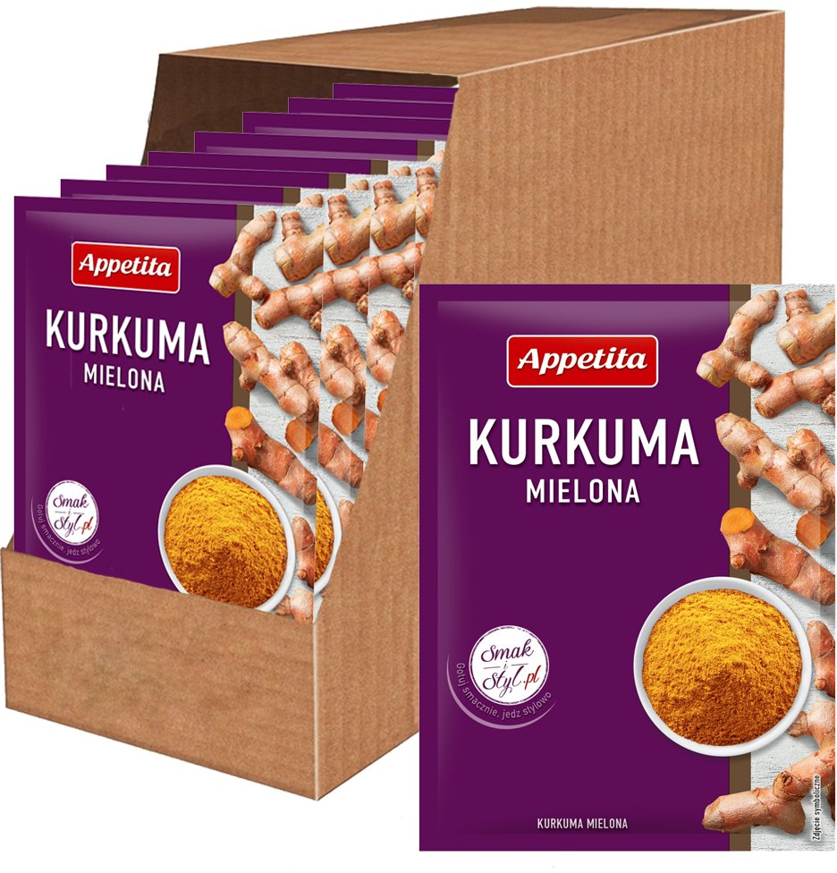 Appetita Mielona kurkuma 20 g x 25 sztuk