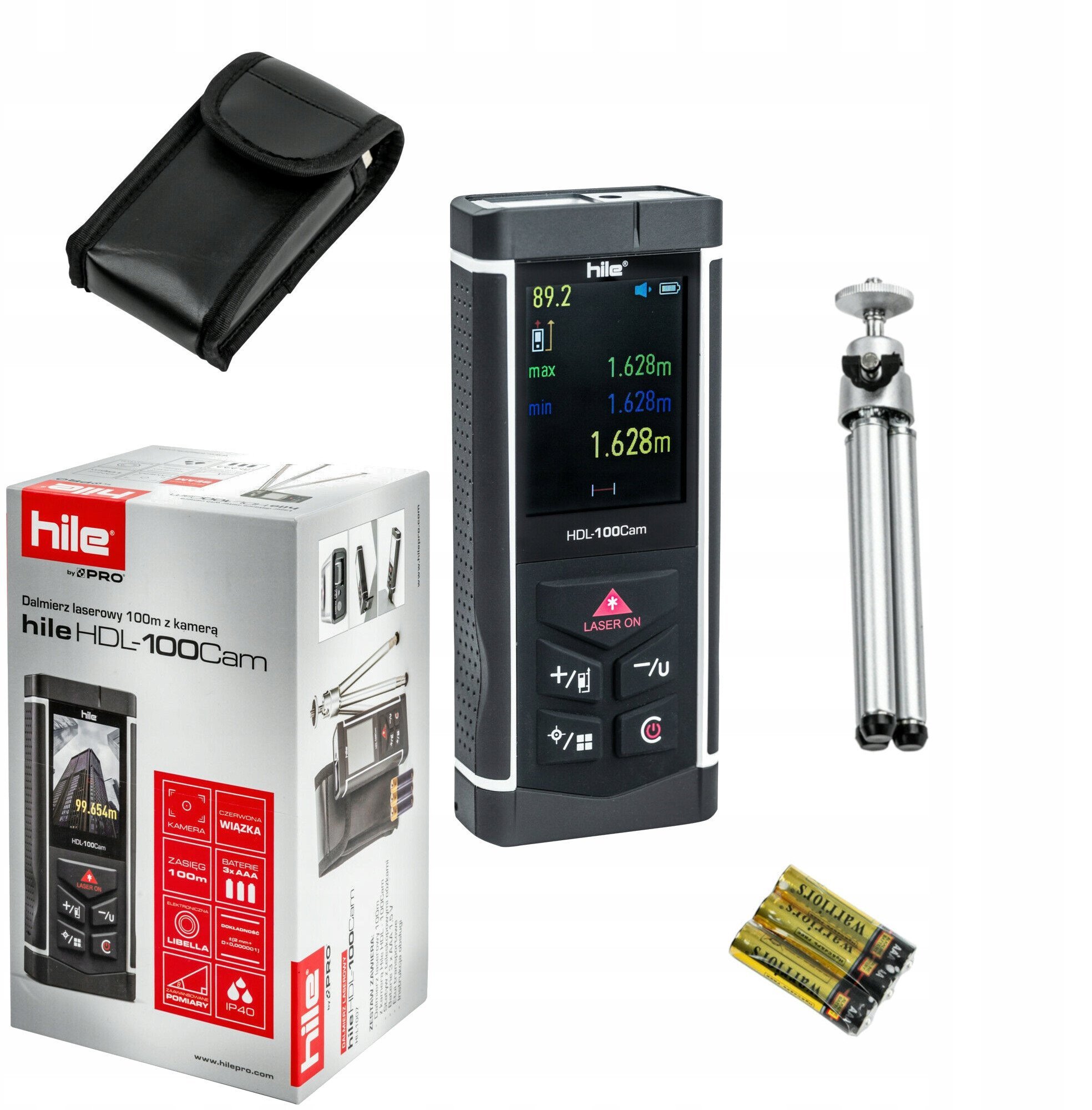 Dalmierz laserowy HILE z kamerą 100M HDL-100CAM