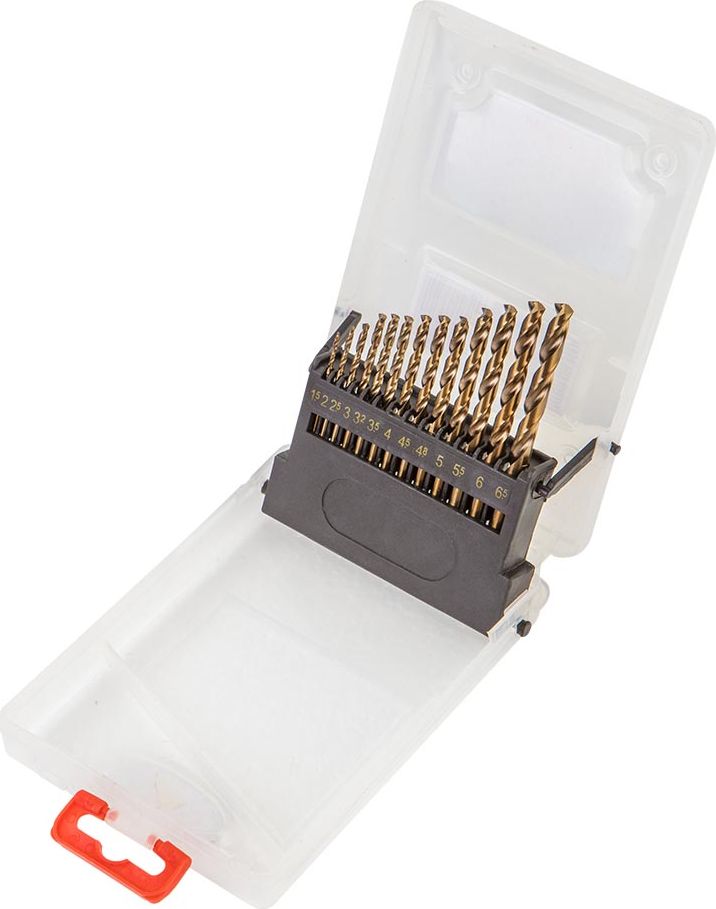 Wiertło Verto do metalu HSS walcowe 1,5 mm 2,5 mm 3,2 mm 3,5 mm 4,5 mm 4,8 mm 5,5 mm 6,5 mm 3 mm 4 mm 5 mm 6 mm 2 mmmm zestaw (60H810)