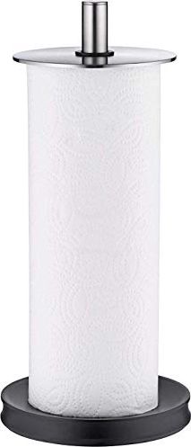 WMF Uchwyt na rolkę kuchenną WMF Depot w pozycji pionowej, 32 cm, stal nierdzewna Cromargan, silikonowe nóżki można myć w zmywarce