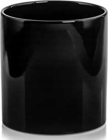 Polnix Osłonka ceramiczna czarna walec 20 cm